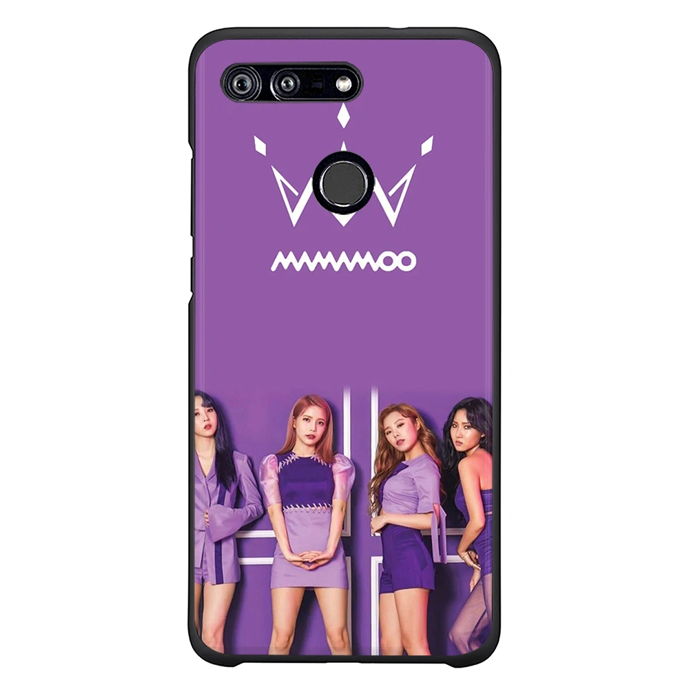 Soft TPU Phone Case for Honor 10 Lite Black Silicone kpop MAMAMOO Cover 7a pro 9 Nova 3 Back Cases | Мобильные телефоны и