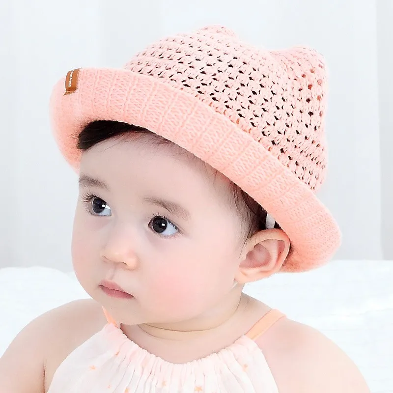 Baby Summer Hat Boys Girls Sun Beach Cap Kids Solid Straw Accessories New | Детская одежда и обувь