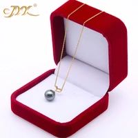 jyx 18 k gold 10 0mm black tahitian pendant pearl south sea cultured pendant 18 inches aaa jewelry gold 18k
