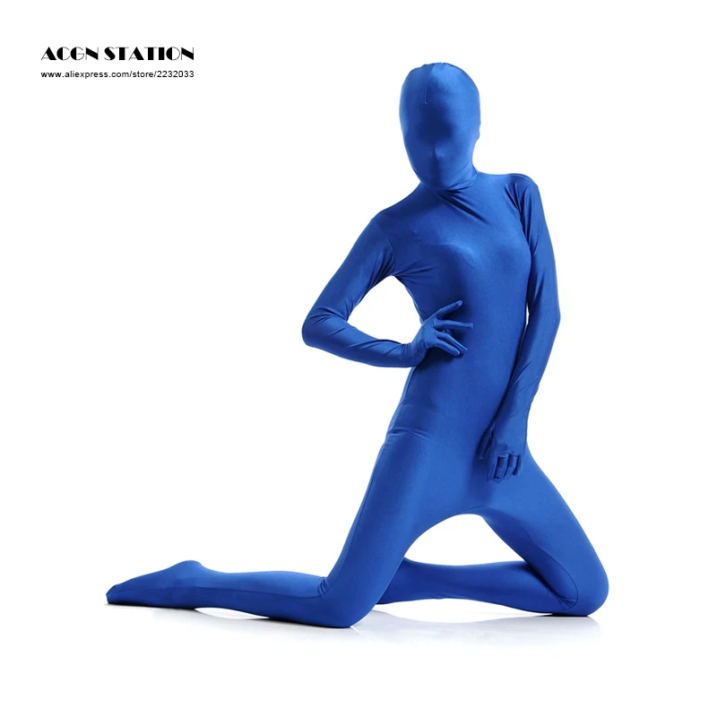 На все тело спандекс костюм кожи комбинезон костюмы на Хэллоуин взрослый унисекс