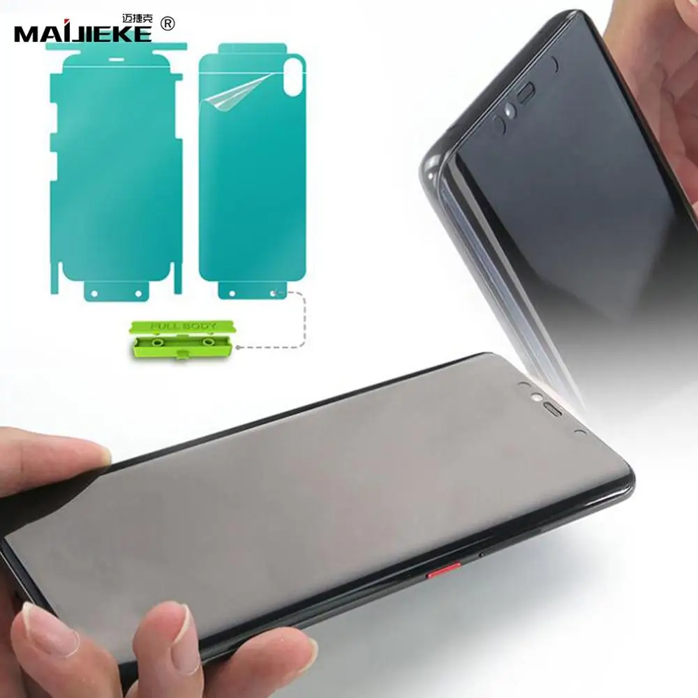 Оригинальная 10D HD Передняя + Задняя Гидрогелевая пленка для samsung Galaxy A50 A60 A70 Nano shape