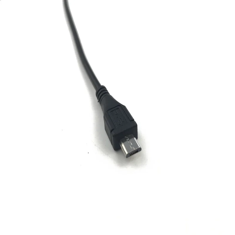 1 шт. Micro Mini USB Мужской Разъем Кабель питания 5Pin Черный зарядный разъем передачи данных с 1 метровым проводом