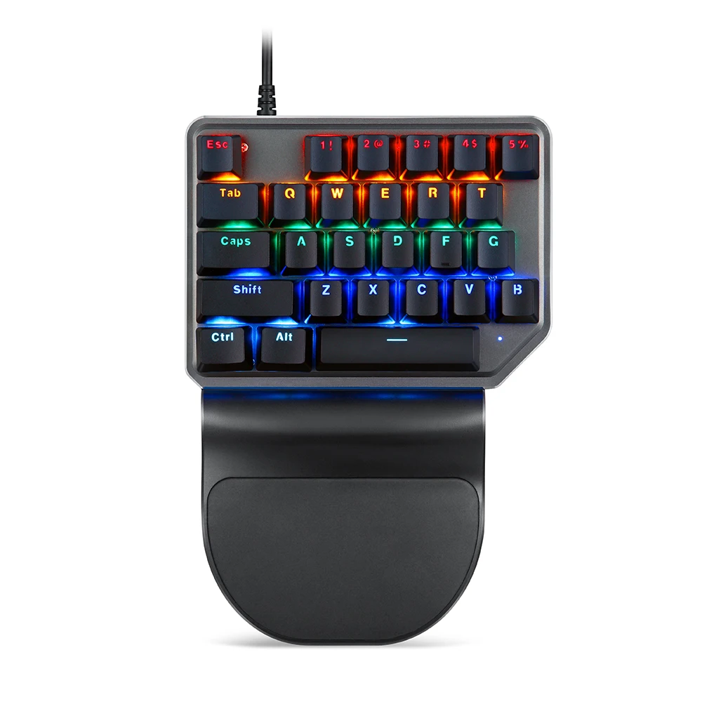 Motospeed K27 игровая клавиатура смешанные светильник Подсветка Эргономика ПК