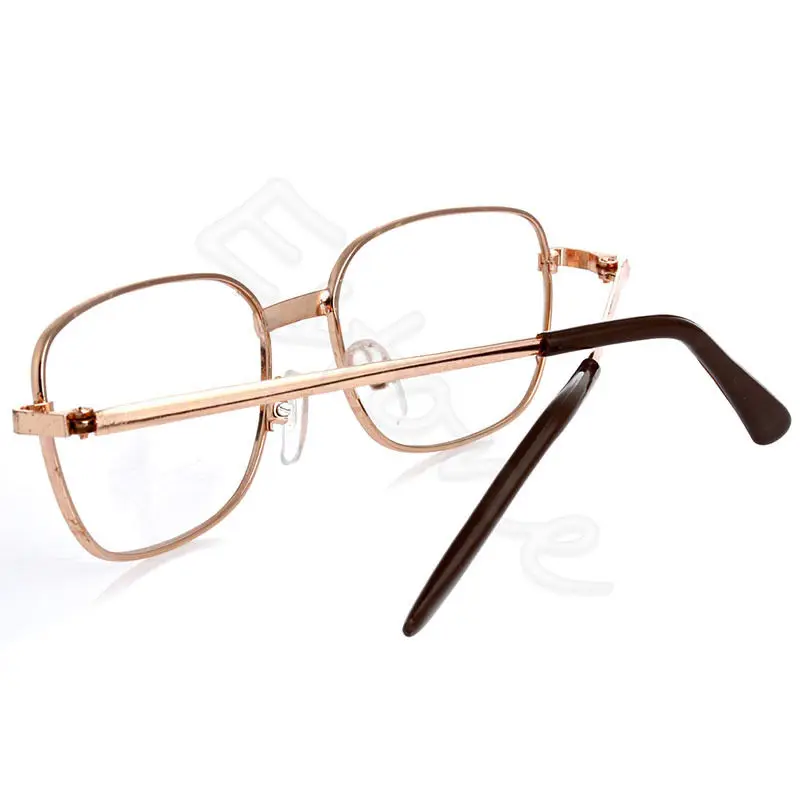 1pc Metal Full Frame Anti-fatigue Hard Resin Lens Reading Glasses+1.00~+4.00