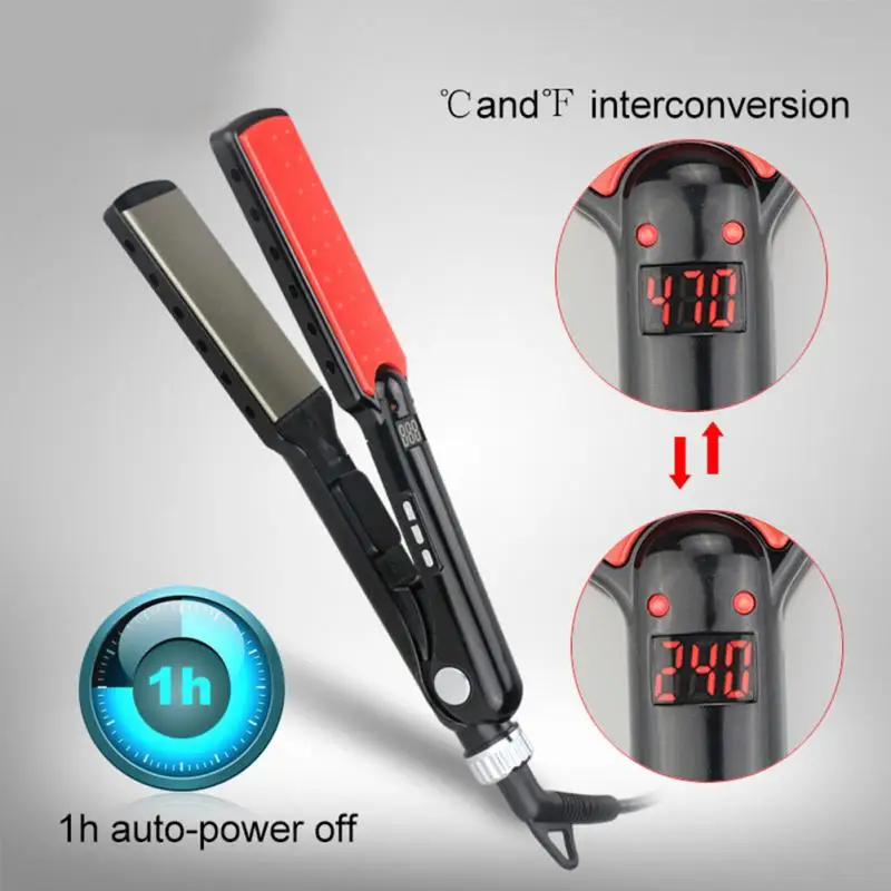 Контроль температуры Керамика выпрямитель для волос цифровой светодиодный