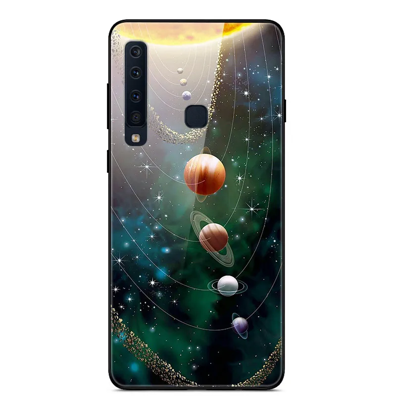 26 6,3 ''для samsung A9 чехол стекло жесткие телефонные чехлы для samsung Galaxy A9 чехол A 9 9A A9S A920 покрытие из закаленного мягкого бампера - Цвет: 26