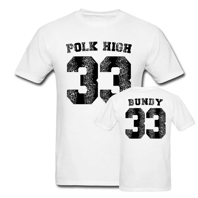 Polk High T-Shirt Al Bundy Married With TEE Children Funny No Maam T Shirt For Men US Size S-3XL | Мужская одежда