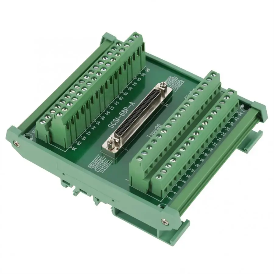 Терминальный модуль SCSI68 68 pin DB тип гнездовой коннектор Клеммная колодка