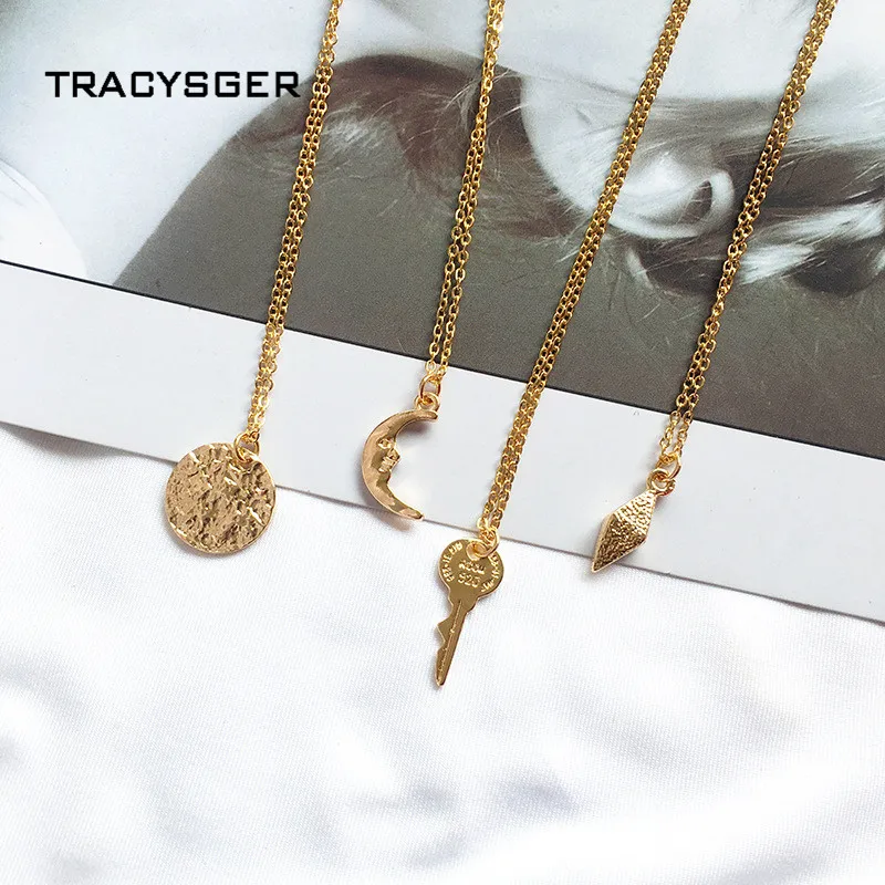 DQ-84538/tracysger/2019 Мода Нерегулярные Полумесяца ключ-образная магнит для монет