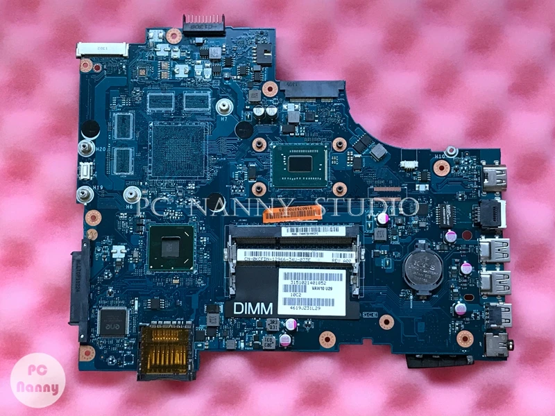 Материнская плата PCNANNY 0KCFDN VAW11 для ноутбука Dell Inspiron 17 3721 материнская с Intel Pentium