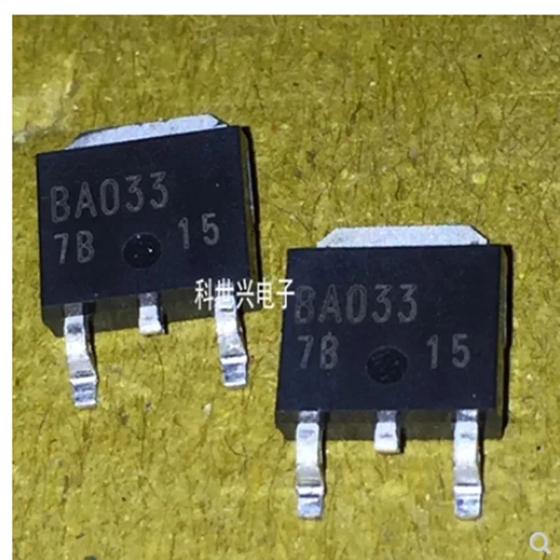 

10pcs/lot BA033 BA033FP TO-252 Low saturation voltage type 3-pin regulator