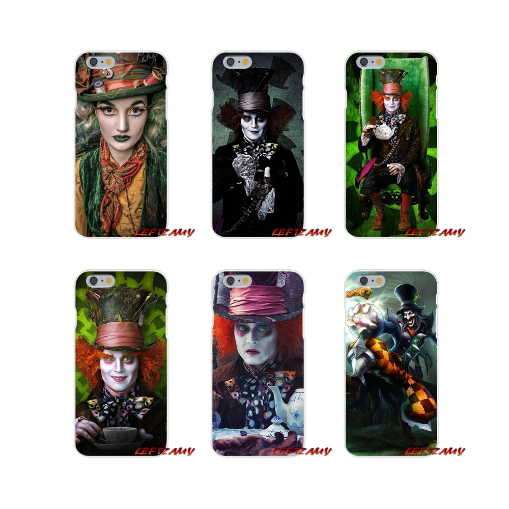 Аксессуары чехлы для телефонов Mad Hatter iPhone X XR XS MAX 4 4S 5 5S 5C SE 6 6S 7 8 Plus | Мобильные