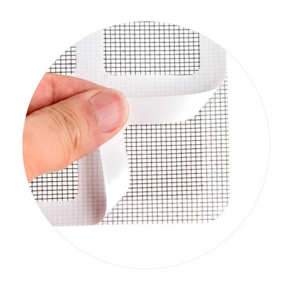 3PCS Anti-mosquito Mesh Sticky Wires Patches Summer Window Mosquito Netting Patch Repairing Broken Holes on Screen Door | Дом и сад