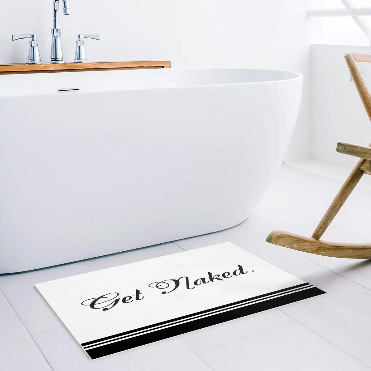 Забавные стильные белые дверные коврики с монограммой под заказ впитывающие для