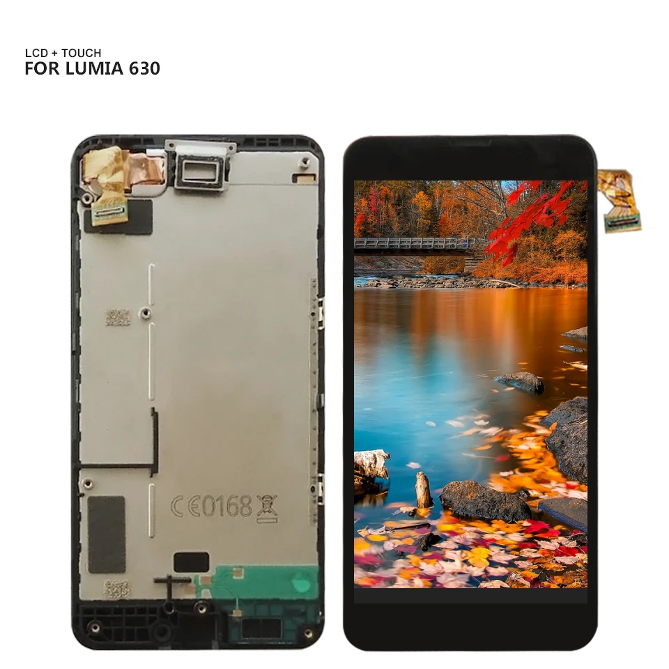 Чехол с подставкой и отделениями для карт Nokia Lumia 630 RM 977 978 ЖК дисплей сенсорный