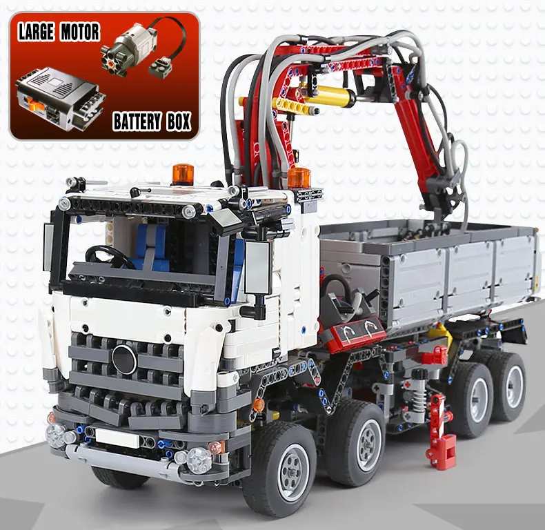 2793Pcs 20005 3245 шт Технические совместимые 42023 грузовик автомобиль Arocs модель строительные блоки кирпичи мальчик игрушки подарки на день рождения - Color: 2793Pcs