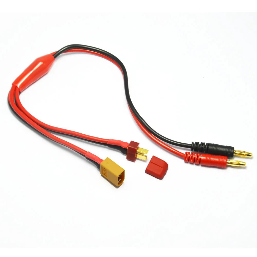 HTRC Lipo кабель для зарядки аккумулятора с XT60 мужской разъем и деканов штекер Т