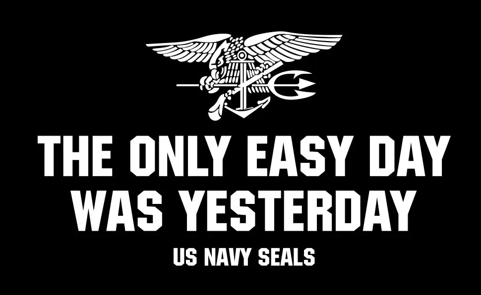 

90*150cm THE ONLY EASY DAY WAS YESTERDAY US NAVY SEALS Flag