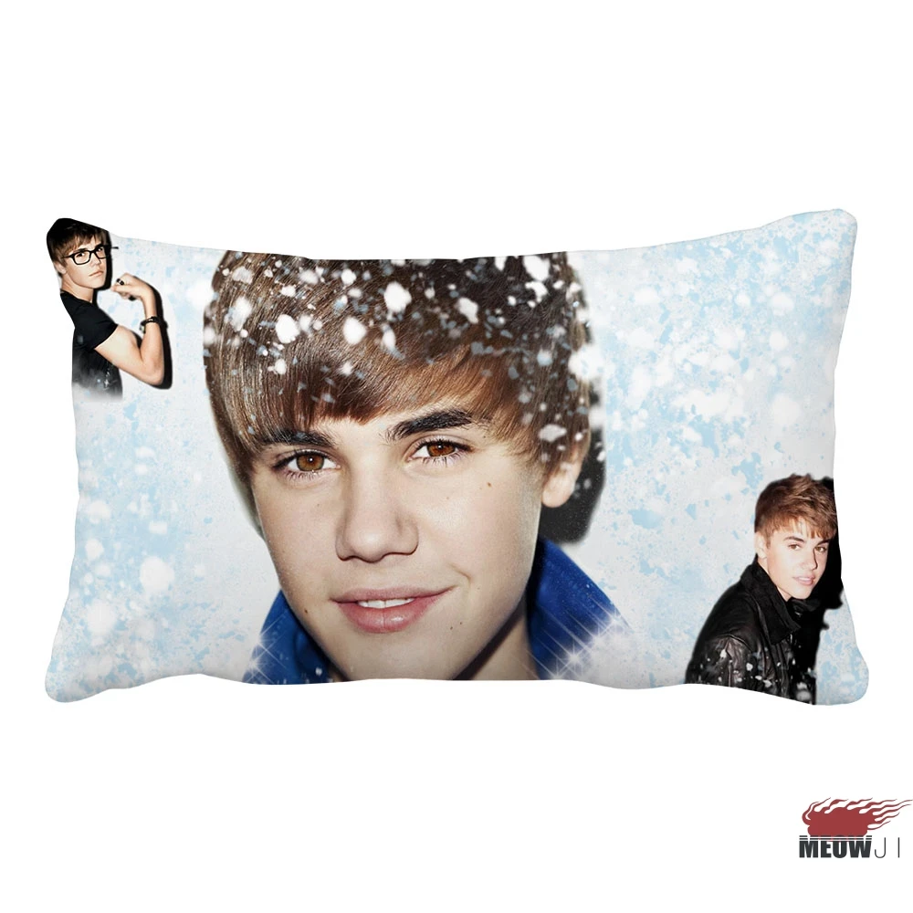 Джастин Бибер многоразовый прямоугольный чехол для подушки Бесплатная