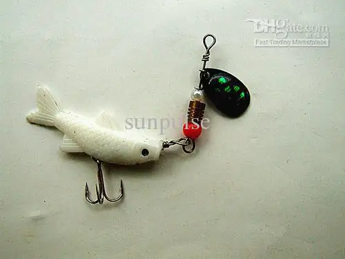 NewArrival-Бесплатная доставка-приманка для спиннинга с крючком в форме рыбы 4 г/7 см |