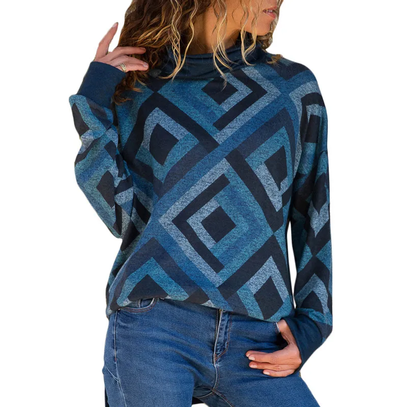 3 Color 5 Size Women Striped Sweater for Long Sleeve Pullovers Casual Cotton Female Top Jumper Plus | Женская одежда
