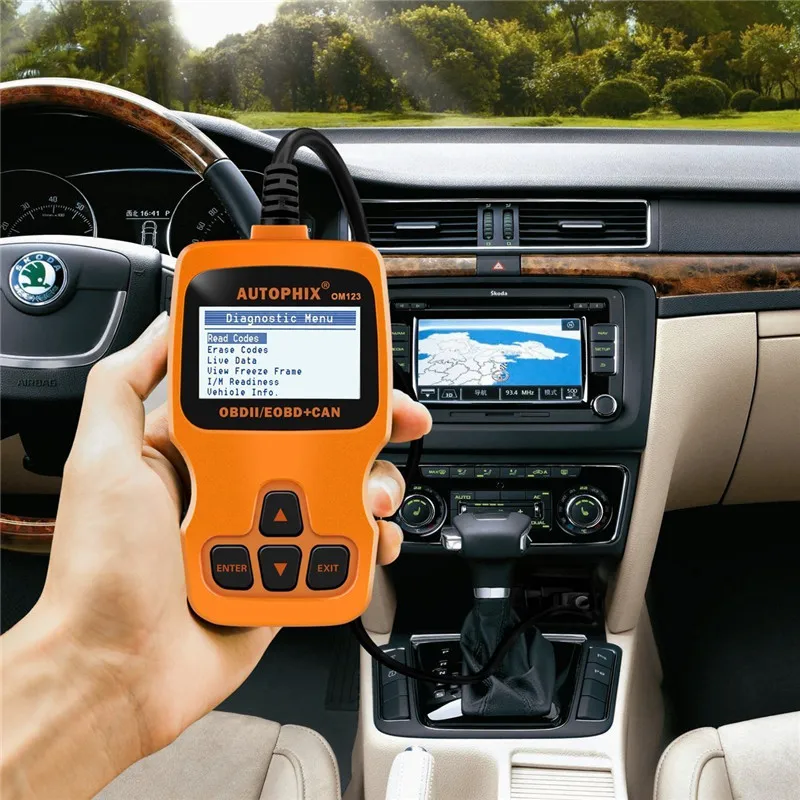 Автомобильный сканер Autophix OM123 OBD2 диагностический инструмент для проверки