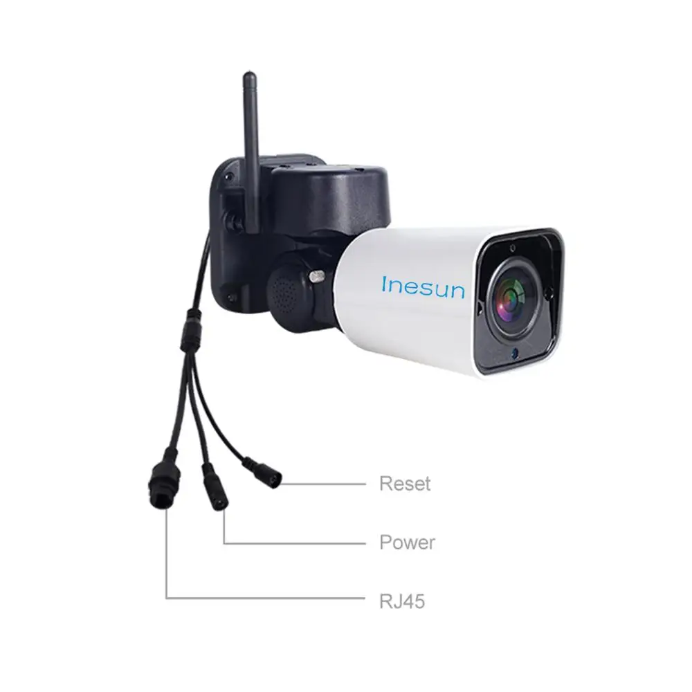 Inesun наружная WiFi камера безопасности PTZ IP HD 1080P 2MP поддержка двухстороннее аудио
