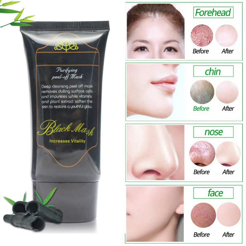 Face Black Mineral Mud Nose Blackhead Acne Masks Skin Care Products | Treatments &