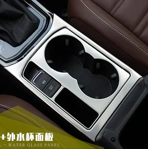 Новый автомобильный Стайлинг Шестерня панель держатель стакана воды отделка