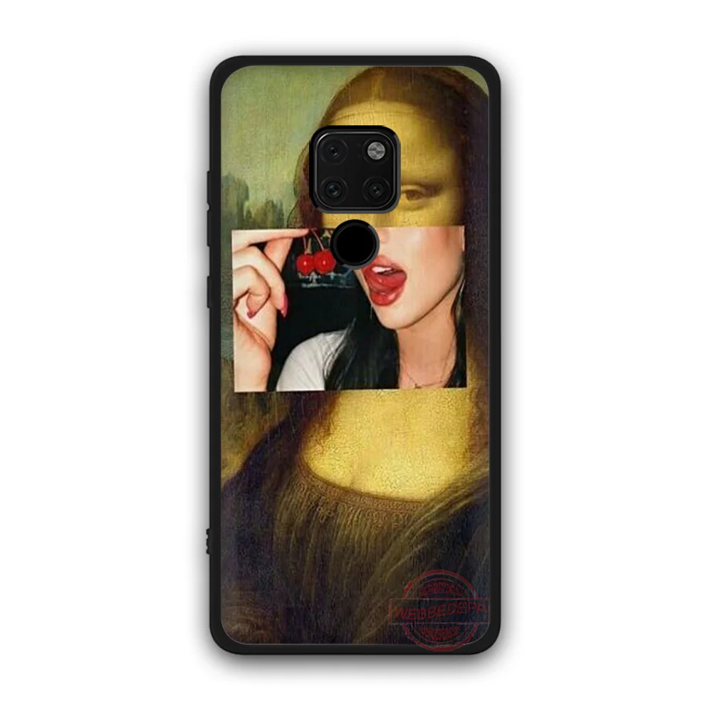 WEBBEDEPP Mona Lisa Art David lines TPU phone case for Mate 10 20 30 Pro Lite Nova 2i 3i 3 4 5i 2 5 |