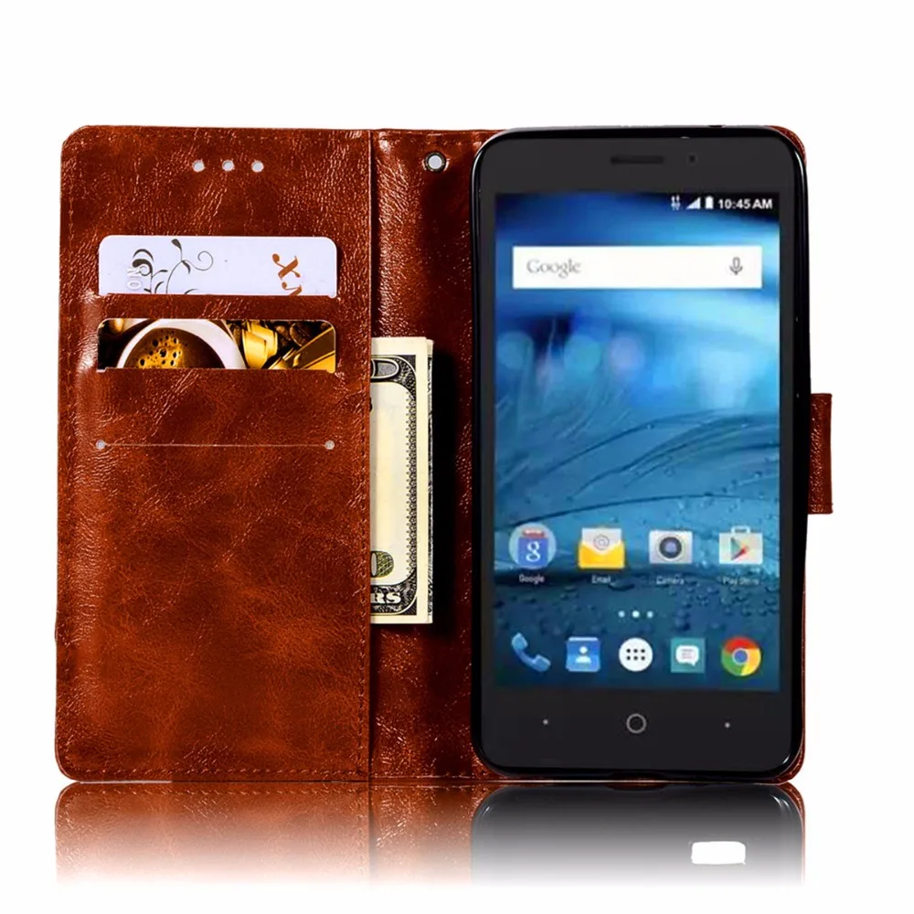Модный чехол-бумажник ZTE N9137 / Z839 для Tempo X Avid 4 Blade Vantage чехол телефона с подставкой