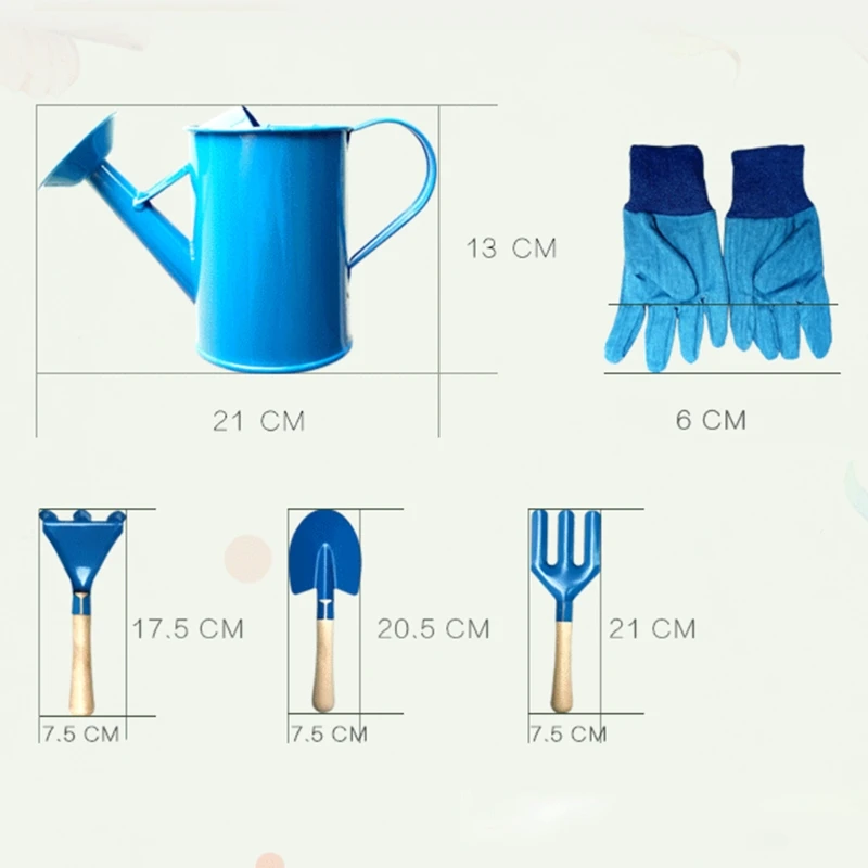 

Little Gardener Tool Set With Bag Kids Children Gardening Boys Girls Gift Toys JUL14-C