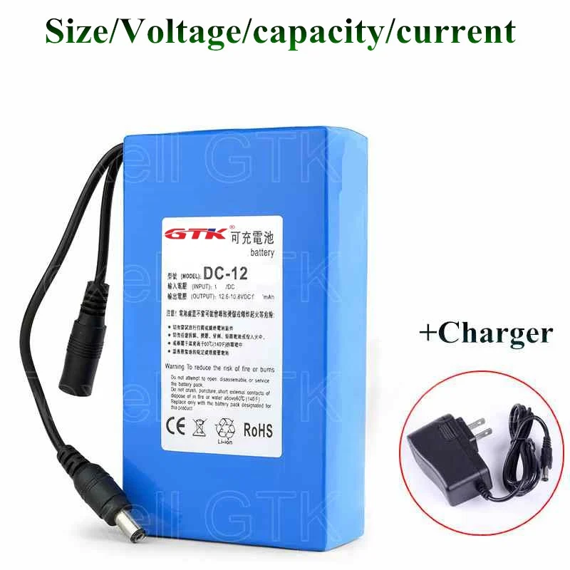 4s 12 8 V 5Ah 12V 5000 мА/ч 6Ah Портативный Перезаряжаемые литий Lifepo4 аккумулятор CCTV монитор
