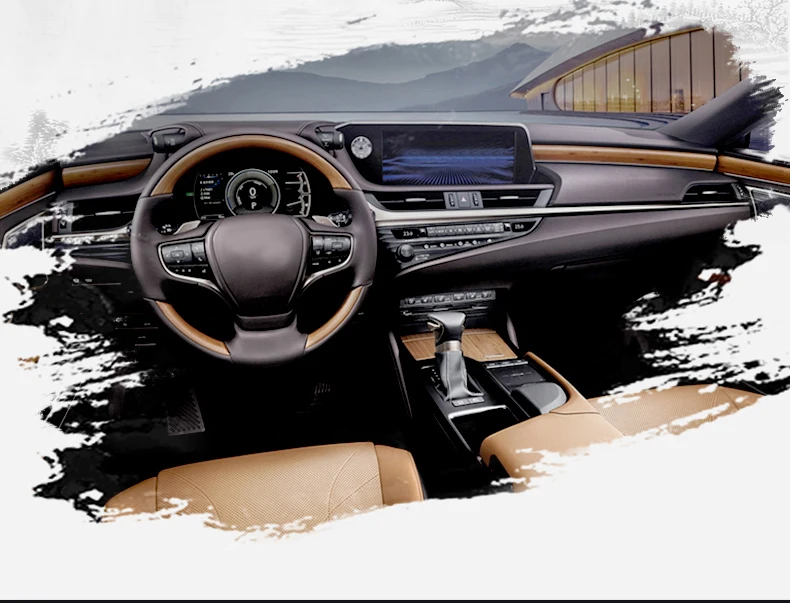Lsrtw2017 abs цвета бамбука автомобиль для панели управления окон планки для lexus es200 es260 es300h 2012