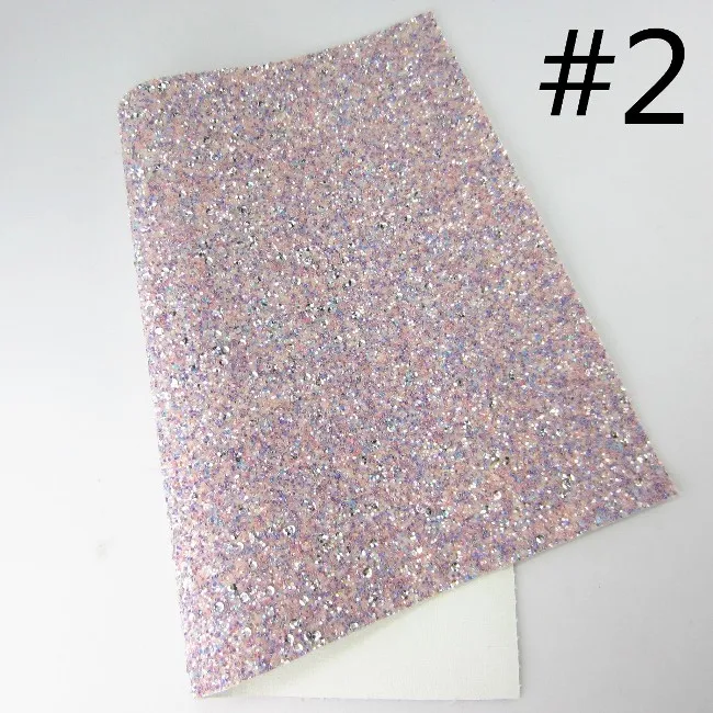 2 Фиолетовый толстый Блеск Ткань Кожа Для DIY луки A4 лист " x 11,8" 1 шт HD008 - Цвет: 2
