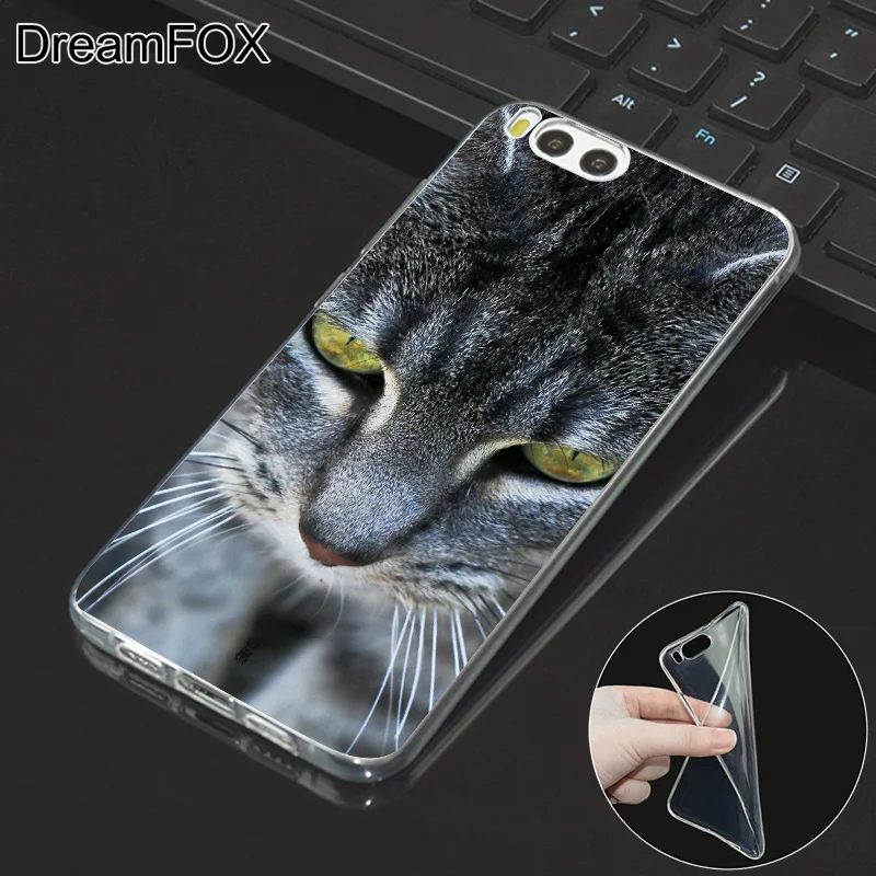 DREAMFOX M437 кошка лев леопард тигр силиконовый чехол-накладка из мягкого ТПУ чехол