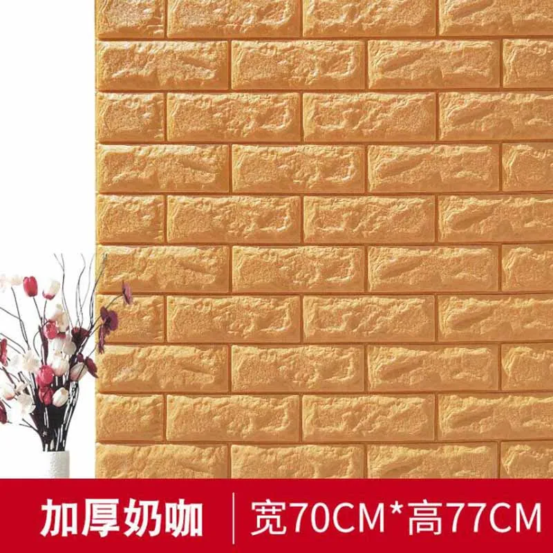 Сделай Сам Adhensive 3D кирпичные настенные наклейки Декор для гостиной пена