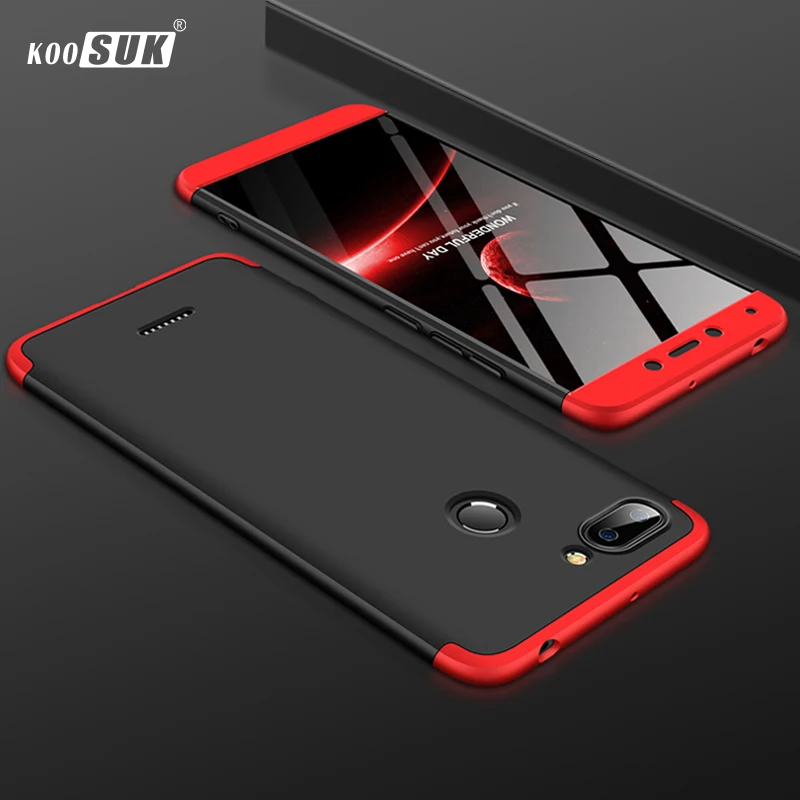 Чехол для Xiaomi redmi 6 с полной защитой жесткий 3 в 1 Роскошный Матовый чехол чехлы Redmi