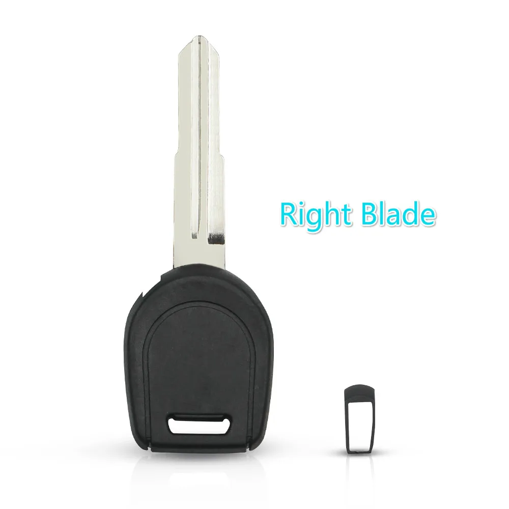Right Blade Автомобильный Транспондер KEYYOU, дистанционный чехол для ключей, чехол-брелок для Mitsubishi Colt Outlander Mirage Pajero, без чипа, вправо/левое лезвие - Количество кнопок: Right Blade