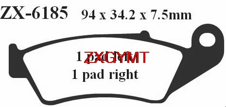 Набор тормозных колодок для спекания APRILIA RXV 450 RXV450 2006-2013 передняя и задняя 13 06 12 11 10
