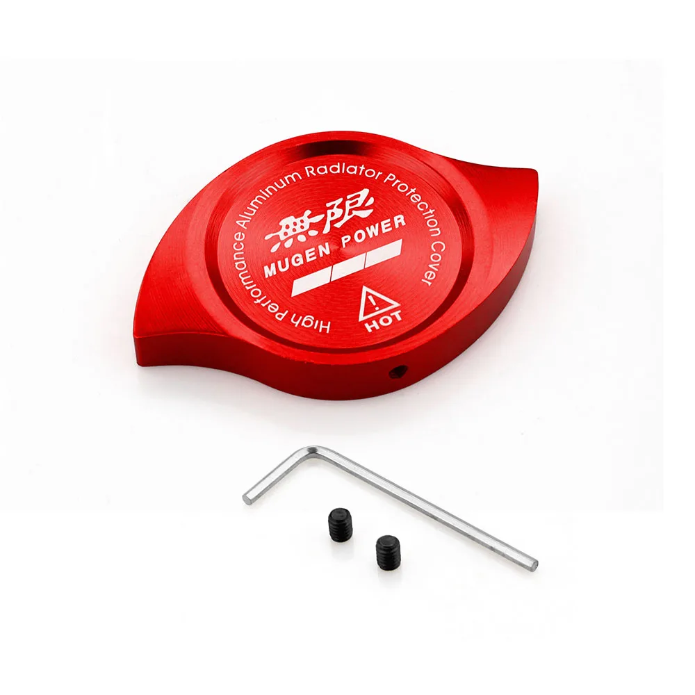 Red Крышка радиатора MUGEN для HONDA Для MUGEN ACURA CL CSX ILX MDX NSX RDX RL RLX RSX SLX TL TSX ZDX Vigor RS-cap 007 - Цвет: Red