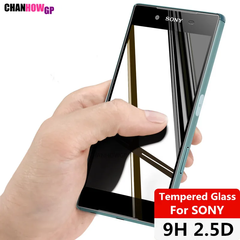Закаленное стекло для Sony Xperia Z1 Z2 Z3 Z4 Z5 Compact Plus M4 Aqua M5 E5 F3311 F3313 E4 E3 полноэкранная