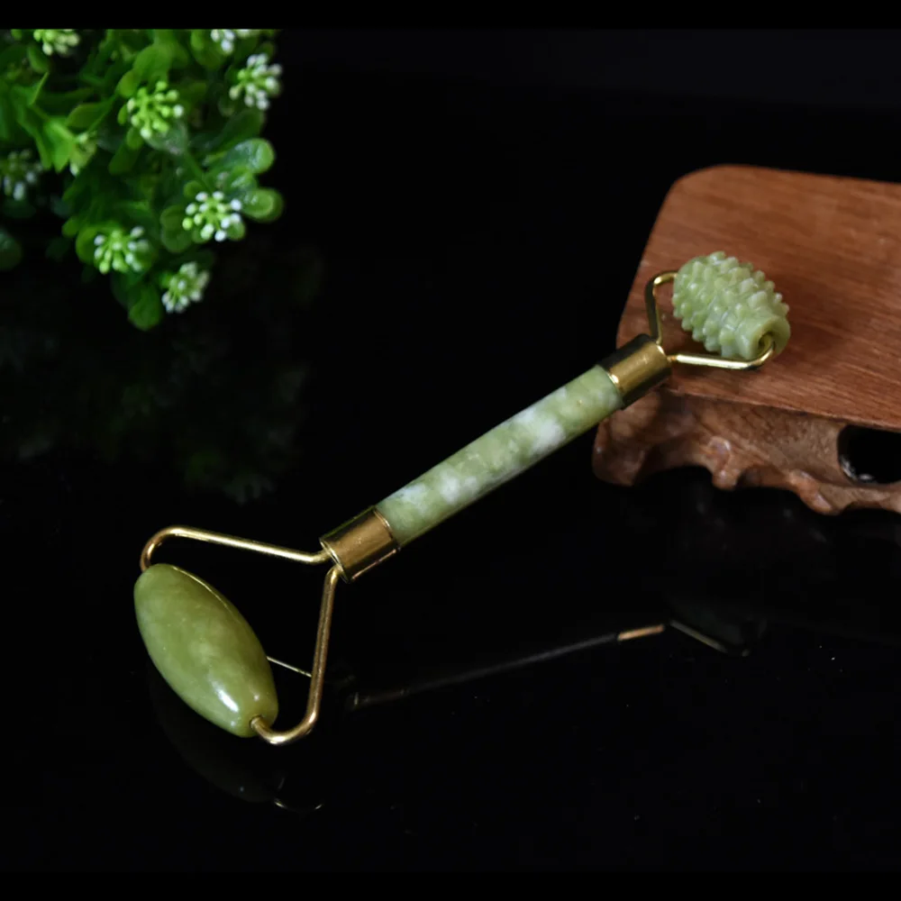 Natural Jade Stone Face Massager Body Face Slim Roller Wrinkle Removal Beauty Women Facial Care Tool Drop shipping