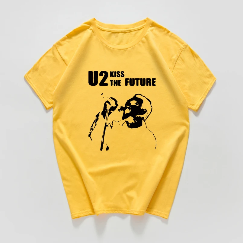 Уличная одежда U2 футболки для женщин и мужчин футболка в стиле рок группы Женская