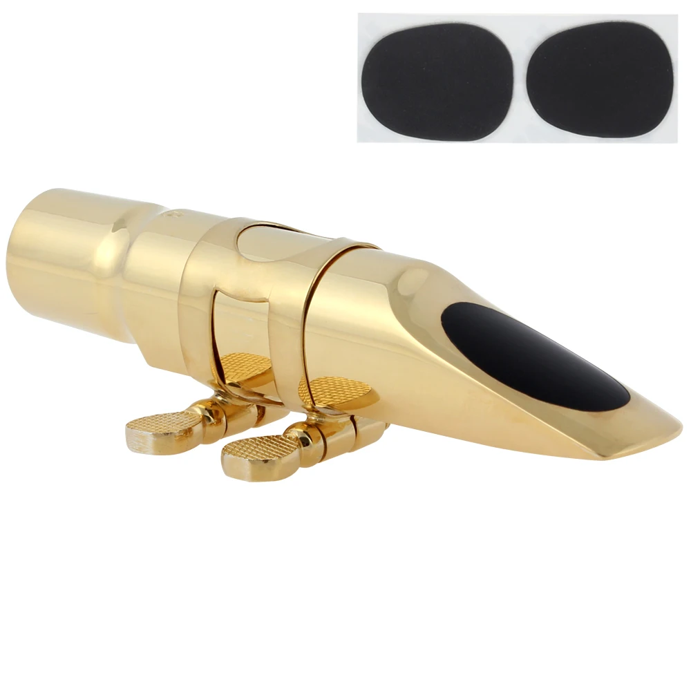 

Eb Professional Gold Plated Metal Tenor Saxophone Mouthpiece 8 for Jazz Music