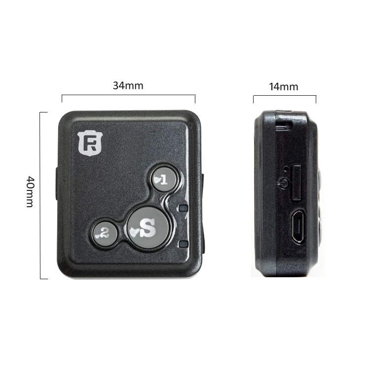 RF-V16 Мини GSM GPRS gps трекер SOS коммуникатор детей/пожилых людей/инвалидов личная жизнь веб-приложение отслеживания двусторонняя связь