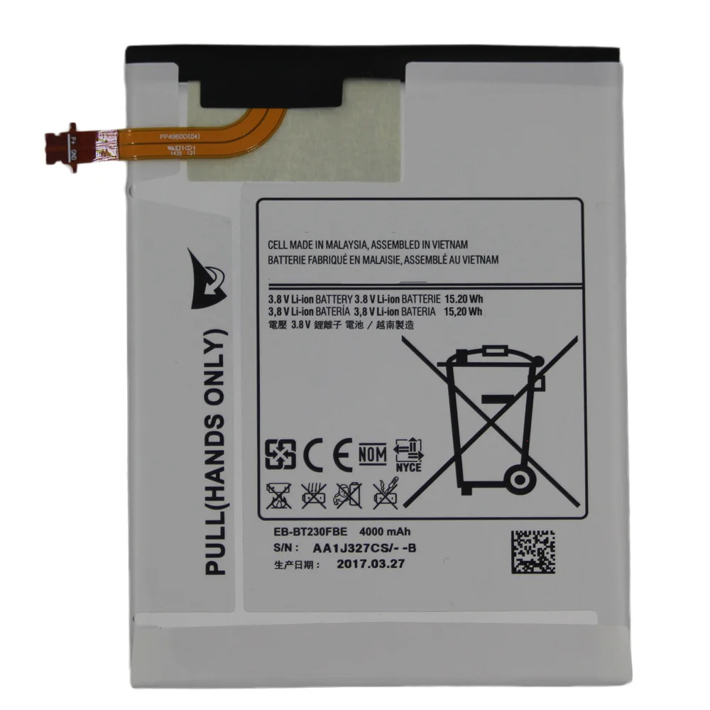 Аккумулятор для планшета ISUNOO 4000 мАч SAMSUNG Galaxy Tab 4 7 0 Nook T230 T231 T235 замена