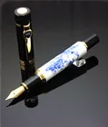 Перьевая ручка JINHAO, шикарная сине-белая фарфоровая, деловая, офисная, со средним пером, 650