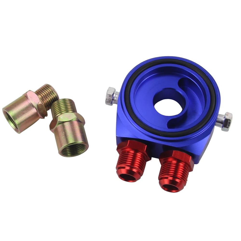 LZONE M20X1.5 3/4 16UNF масляный фильтр охладитель алюминиевый сэндвич повторный локатор