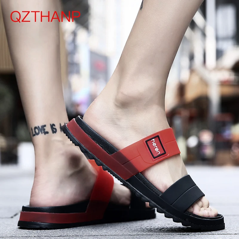 Дышащие мужские тапочки; Zapatos Para Hombre; летние мужские тапочки на плоской подошве; Мужская обувь; мужские сандалии на плоской подошве; Вьетнамки с открытым носком